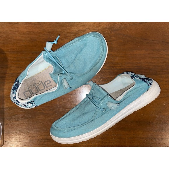 Hey Dude Women's Wendy Stretch Fleece Sea Blue Size‎ 7 - Picture 10 of 10